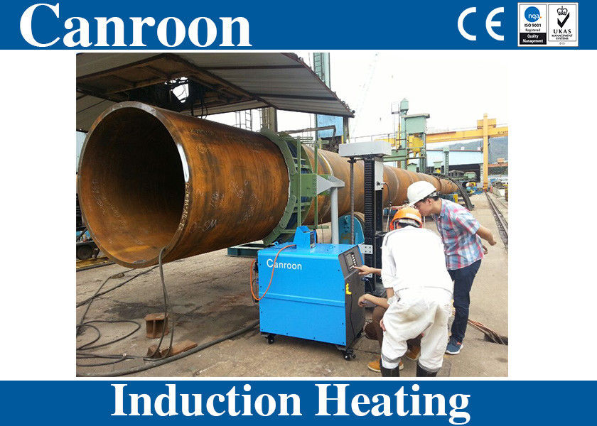 40kw 80kw 120kw pipe heat treatment induction welding preheat equipment with C type inductor in pipeline industry